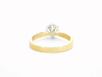 Gouden solitair ring met hrd certificaat - afbeelding 9 van  11