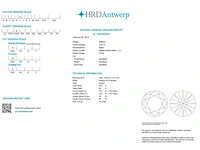 Gouden solitair ring met hrd certificaat - afbeelding 11 van  11