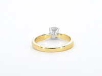 Gouden solitair ring - afbeelding 9 van  11