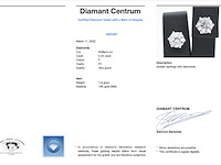 Gouden solitaire oorbellen met 2.25 carat diamant - afbeelding 3 van  9