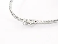 Gouden tennis collier met diamant 5.60 carat - afbeelding 9 van  9