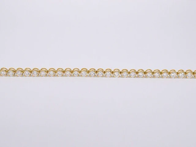 Gouden tennisarmband met 3.00 carat diamanten - afbeelding 5 van  8