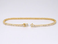 Gouden tennisarmband met 4.00 carat diamanten - afbeelding 4 van  8