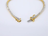 Gouden tennisarmband met diamanten 2.50 carat - afbeelding 5 van  8