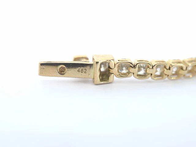 Gouden tennisarmband met diamanten 3.00 carat - afbeelding 5 van  9
