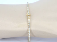 Gouden tennisarmband met diamanten 3.00 carat - afbeelding 6 van  9