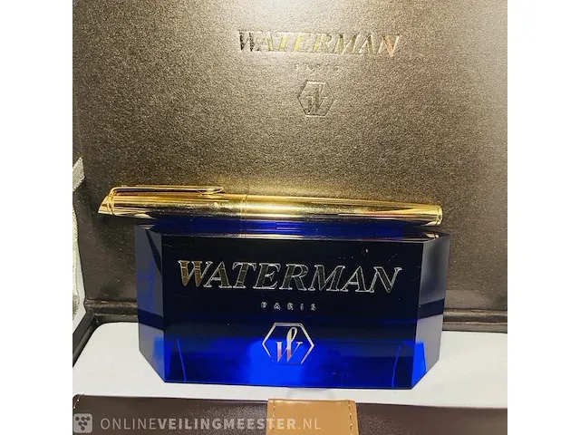 Gouden waterman pen - nieuw in doos - afbeelding 1 van  7