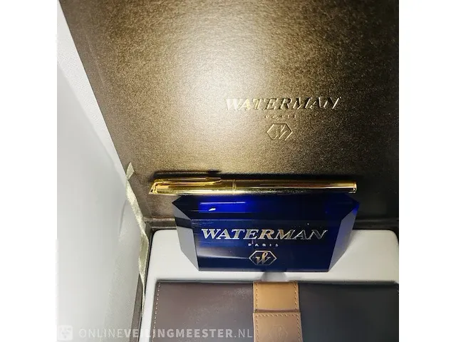 Gouden waterman pen - nieuw in doos - afbeelding 2 van  7