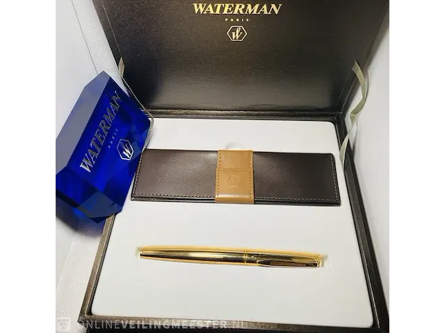Gouden waterman pen - nieuw in doos - afbeelding 6 van  7