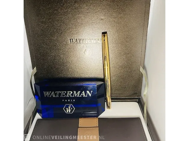 Gouden waterman pen - nieuw in doos - afbeelding 7 van  7