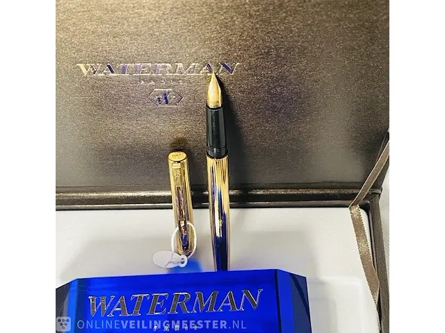 Gouden waterman vulpen - afbeelding 1 van  7