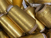 Goudkleurige lockgaren inclusief kist - afbeelding 2 van  3