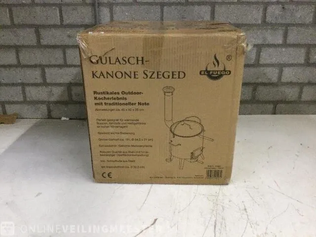 Goulash kanon el fuego, ay0527, zwart/rood - afbeelding 2 van  3