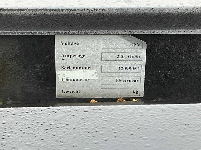 Goupil - 2008 - g3 - elektrische kipwagen - afbeelding 15 van  22
