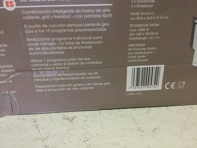 Gourmett maxx - hetelucht friteuse(airfryer). - afbeelding 3 van  3