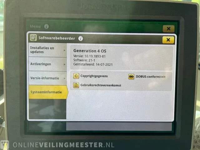 Gps-display john deere, gen 4 4240 universal display, bouwjaar 2019 - afbeelding 2 van  13