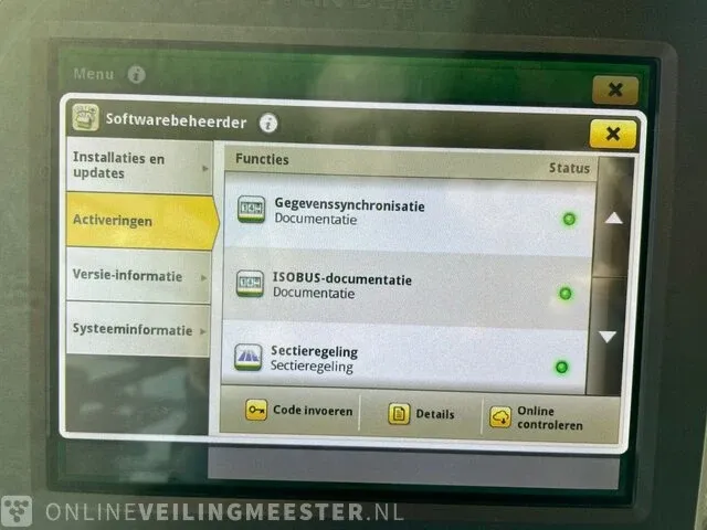 Gps-display john deere, gen 4 4240 universal display, bouwjaar 2019 - afbeelding 3 van  13