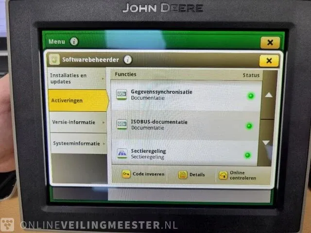 Gps-display john deere, gen 4 4240 universal display, bouwjaar 2023 - afbeelding 3 van  13