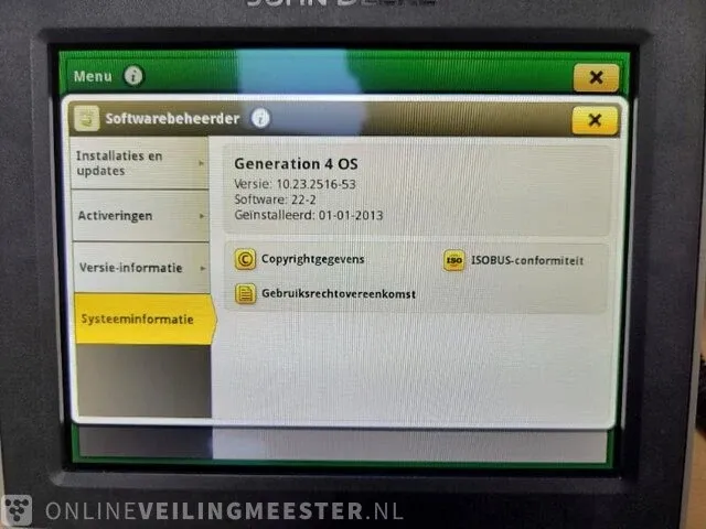 Gps-display john deere, gen 4 4240 universal display, bouwjaar 2023 - afbeelding 4 van  13