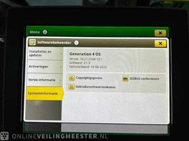 Gps-display john deere, gen 4 4240 universal display - afbeelding 4 van  15