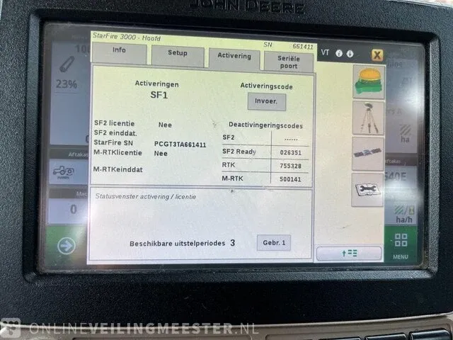 Gps ontvanger john deere, sf3000, bouwjaar 2013 - afbeelding 7 van  7