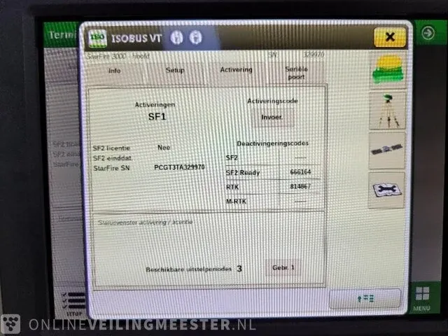 Gps-ontvanger john deere, starfire 3000, bouwjaar 2011 - afbeelding 10 van  10