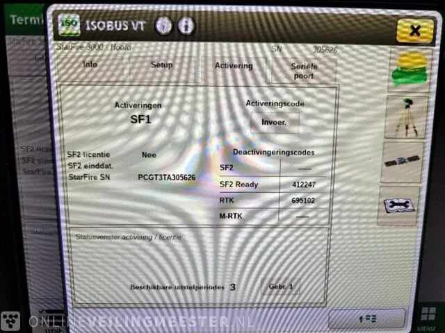Gps-ontvanger john deere, starfire 3000, bouwjaar 2011 - afbeelding 9 van  10