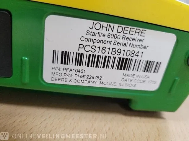 Gps-ontvanger john deere, starfire 6000, bouwjaar 2017 - afbeelding 9 van  9