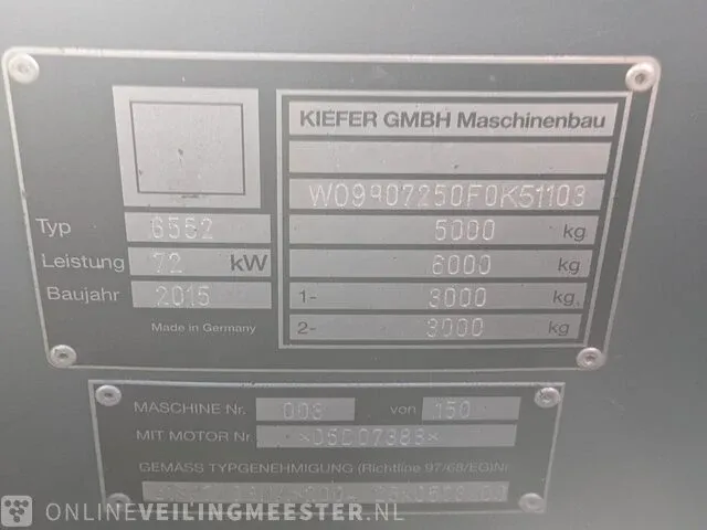 Graafmachine boki ludv, 6552, bouwjaar 2015 - afbeelding 28 van  38
