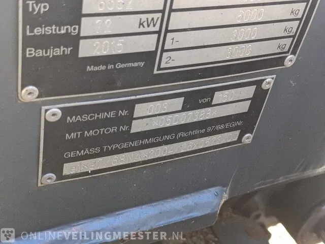 Graafmachine boki ludv, 6552, bouwjaar 2015 - afbeelding 31 van  38