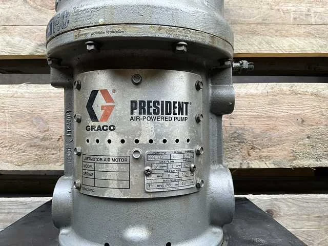Graco - president luchtaangedreven pomp - zuigercompressoren - afbeelding 4 van  7