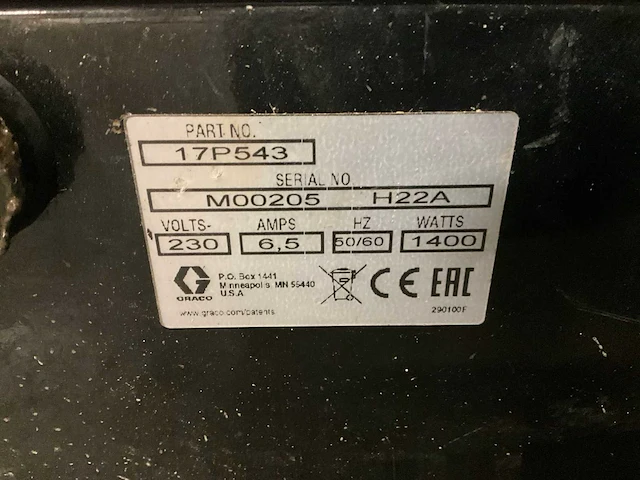 Graco finishpro hvlp 9.5 verfspuitmachine - afbeelding 5 van  5