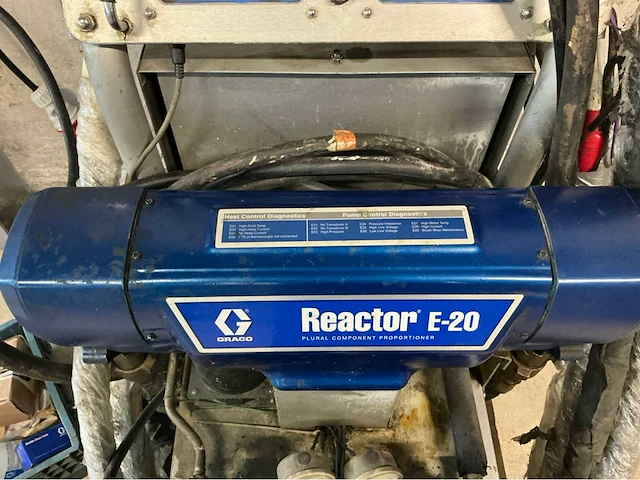 Graco reactor e-20 spuitmachine polyeurea met benodigdheden - afbeelding 8 van  29