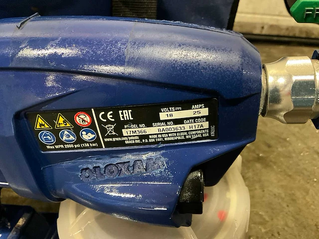 Graco ultra accu verfspuitmachine - afbeelding 6 van  6