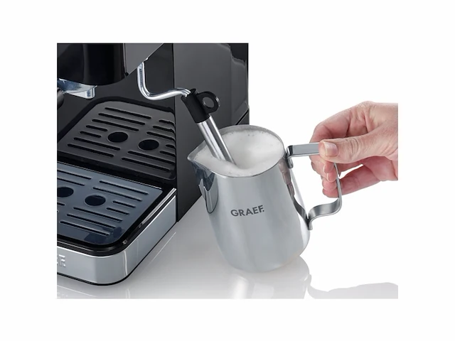 Graef salita espressomachine met filterhouder zwart 1400 w - afbeelding 4 van  5