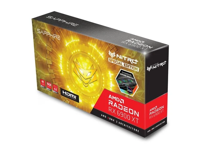 Grafische kaart - sapphire - radeon rx 6900 xt se gaming oc 16 gb - afbeelding 2 van  4