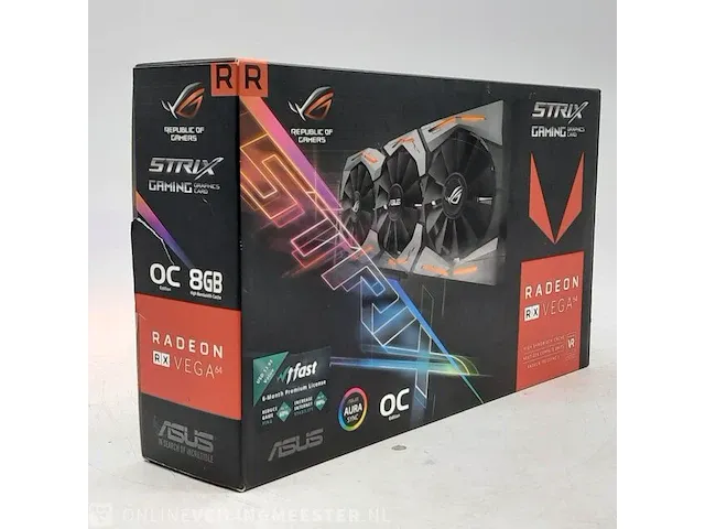 Grafische kaart asus, radeon rx vega 64 oc edition 8gb - afbeelding 3 van  9