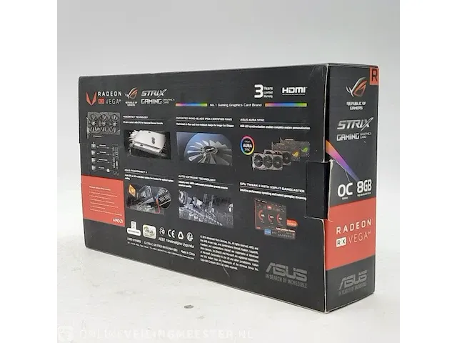 Grafische kaart asus, radeon rx vega 64 oc edition 8gb - afbeelding 5 van  9