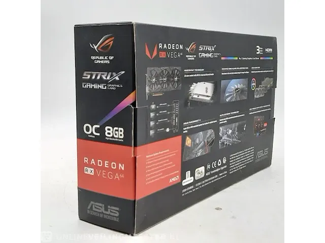 Grafische kaart asus, radeon rx vega 64 oc edition 8gb - afbeelding 6 van  9
