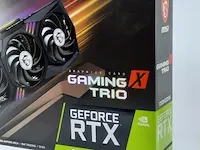 Grafische kaart msi, geforce rtx 3060 gaming x trio 12gb gddr6 - afbeelding 2 van  8
