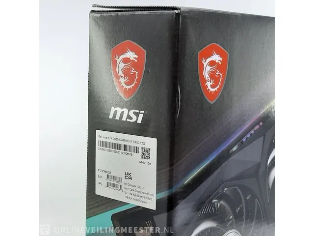 Grafische kaart msi, geforce rtx 3060 gaming x trio 12gb gddr6 - afbeelding 5 van  8