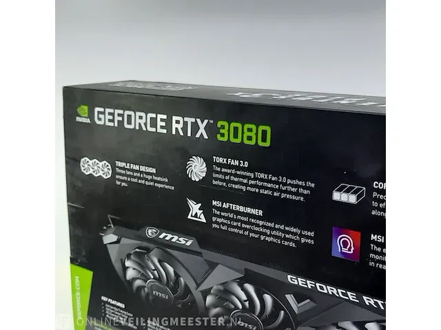 Grafische kaart msi, geforce rtx 3080 ventus 3x plus 10g oc lhr - afbeelding 11 van  13