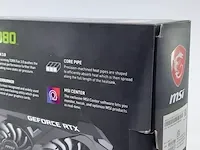 Grafische kaart msi, geforce rtx 3080 ventus 3x plus 10g oc lhr - afbeelding 12 van  13