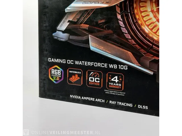 Grafische kaart nvidia, geforce rtx 3080 gaming oc waterforce wb 10g pci-e4.0 x16 gddr6 - afbeelding 4 van  8