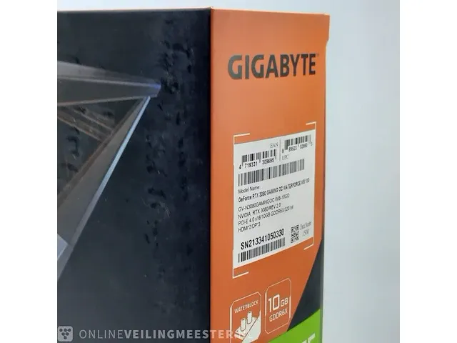 Grafische kaart nvidia, geforce rtx 3080 gaming oc waterforce wb 10g pci-e4.0 x16 gddr6 - afbeelding 6 van  8
