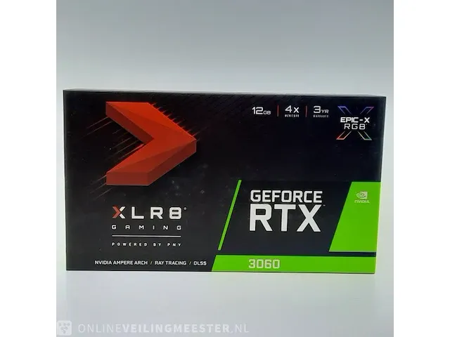 Grafische kaart xlr8 gaming, geforce rtx 3060 12gb gddr6 - afbeelding 1 van  9