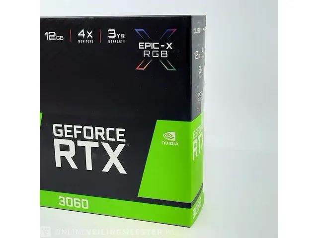 Grafische kaart xlr8 gaming, geforce rtx 3060 12gb gddr6 - afbeelding 2 van  9