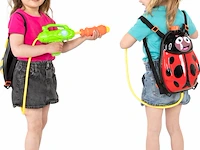 Grafix waterpistool, 1 stuks rugtas voor kinderen rood - afbeelding 3 van  7