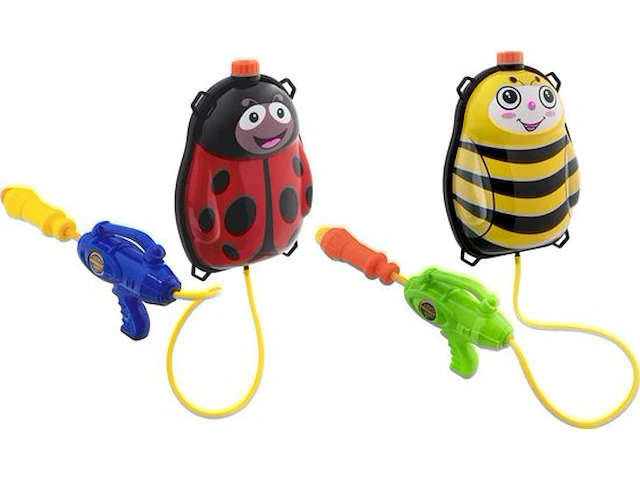 Grafix waterpistool, 1 stuks rugtas voor kinderen rood - afbeelding 4 van  7