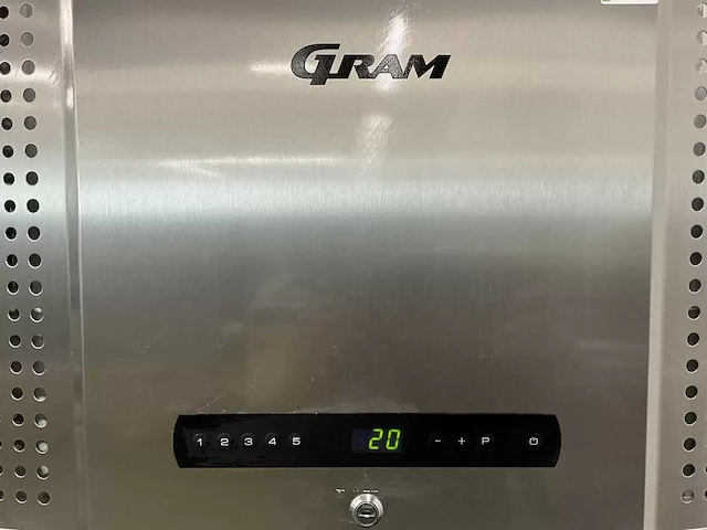 Gram - plus k 600 rsg c 4n - rvs koelkast - afbeelding 5 van  8
